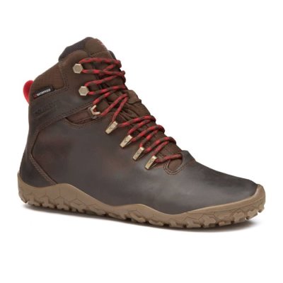 Vivobarefoot Tracker Firm Ground - Miesten Road Juoksukengät TummanRuskea - WHU937402